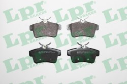Колодки задние тормозные c4 ds4 308 3008 5008 (арт. 05P1567)